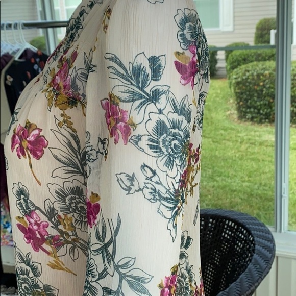 Express- Light Pink Floral Dress - Picture 5 of 6